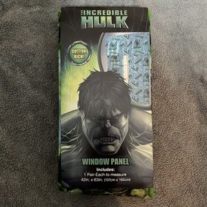 INCREDIBLE HULK window panel (Curtains)